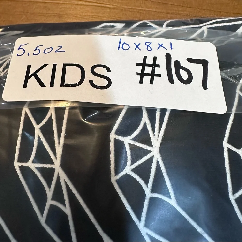 Cat & Jack Glow-in-the-Dark Skeleton‎ Spiderweb Halloween Shirt (Girls 8/10)